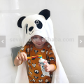 Детское полотенце с капюшоном животных панда лицо персонализированные большой размер